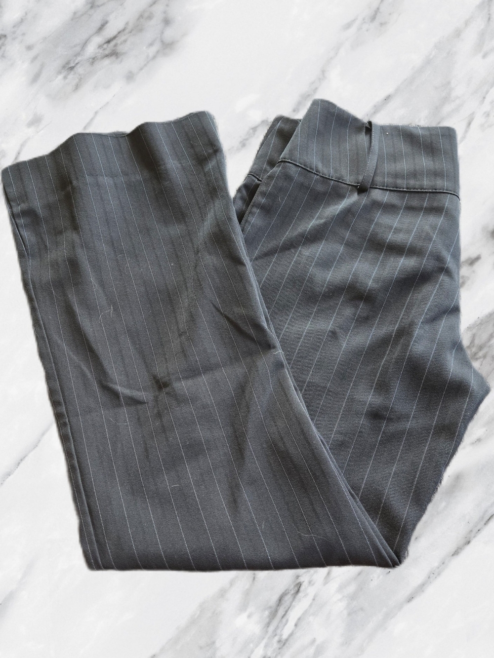 Y2K Black Pinstripe Dress Pants